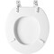 Mayfair Mayfair by Bemis Round White Vinyl Toilet Seat 11-000 - alternate 2
